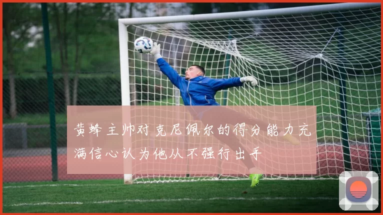黄蜂主帅对克尼佩尔的得分能力充满信心认为他从不强行出手